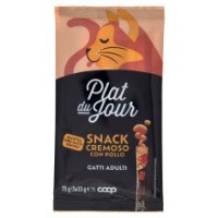 Snack Cremoso Con Pollo Gatti Adulti 5 X 15 G