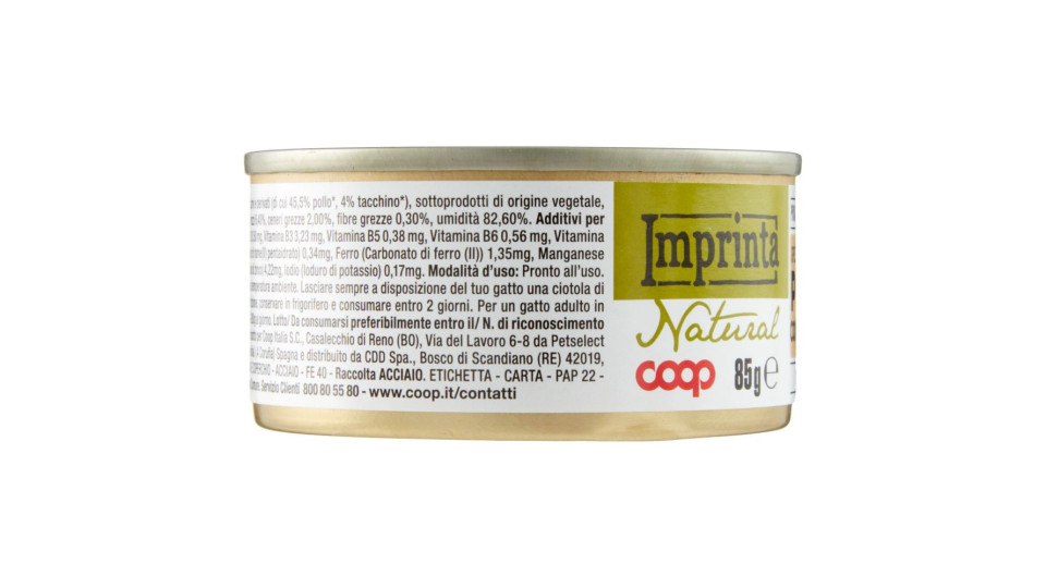 Spezz.gatto Pol/tacc Coop 85g