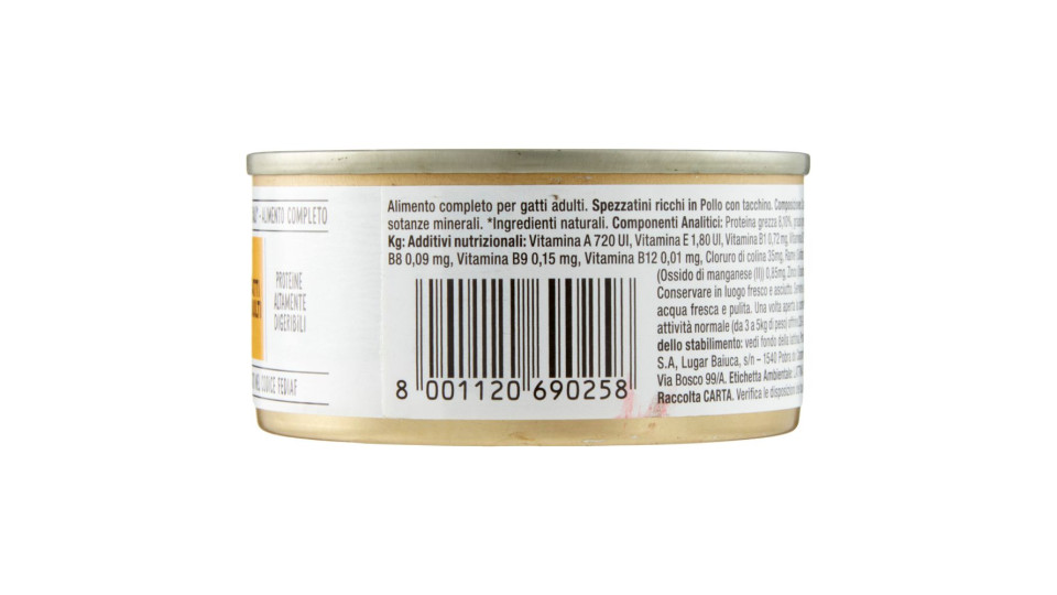 Spezz.gatto Pol/tacc Coop 85g