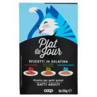 Sfizietti In Gelatina Con Salmone, Con Tonno E Acciughe, Con Pesce Bianco Gatti Adulti 6 X 50 G