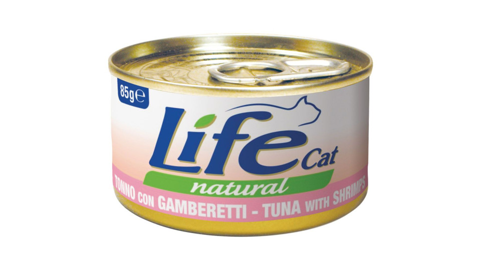Tonno Con Gamberetti Life Cat Natural 85 G