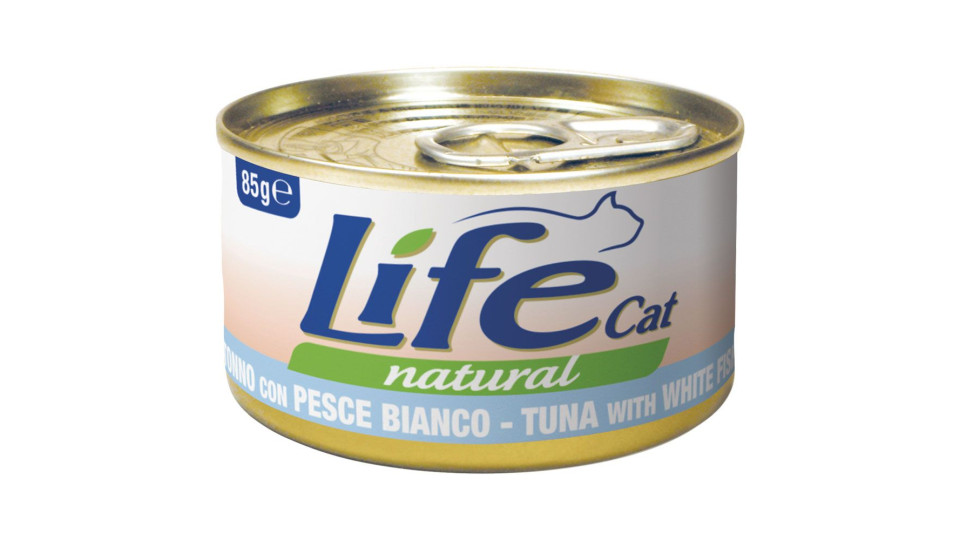 Tonno Con Pesce Bianco Life Cat Natural 85 G