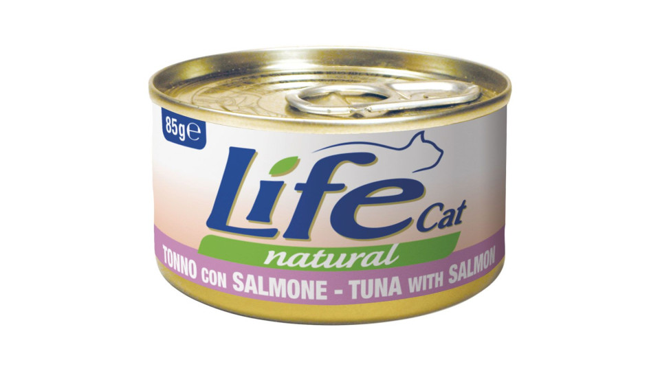 Tonno Con Salmone Life Cat Natural 85 G