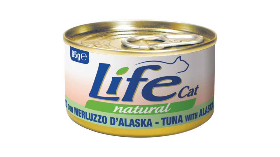 Tonnetto Con Merluzzo D'alaska Life Cat Natural 85 G