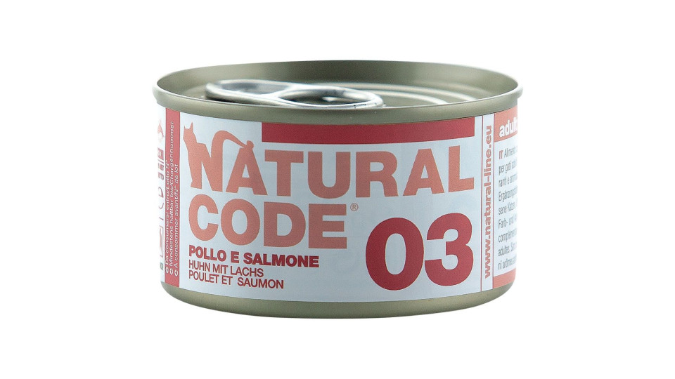 03 Pollo E Salmone Natural Code 85 G