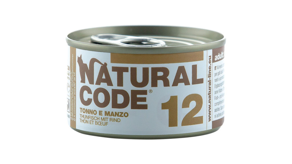 12 Tonno E Manzo Natural Code 85 G