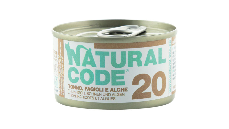 20 Tonno, Fagioli E Alghe  Natural Code 85 G