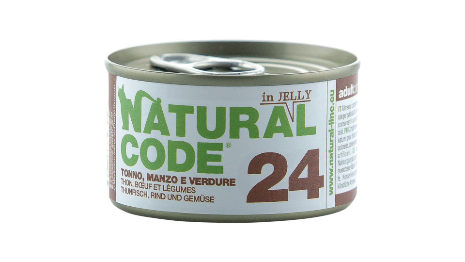 24 Tonno, Manzo E Verdure In Jelly Natural Code85 G