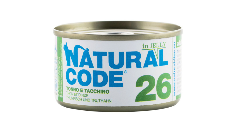 26 Tonno E Tacchino In Jelly  Natural Code 85 G