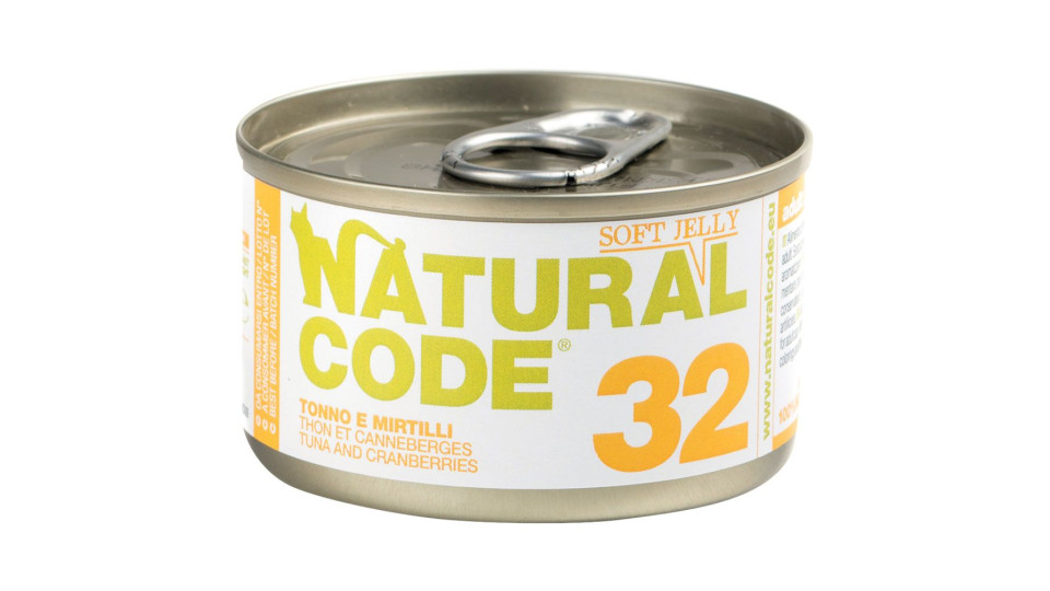 32 Tonno, Amaranto E Mirtilli In Jelly  Natural Code 85 G