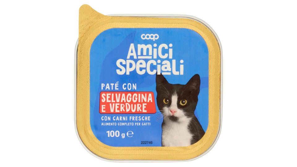 Paté Con Selvaggina E Verdure 100 G