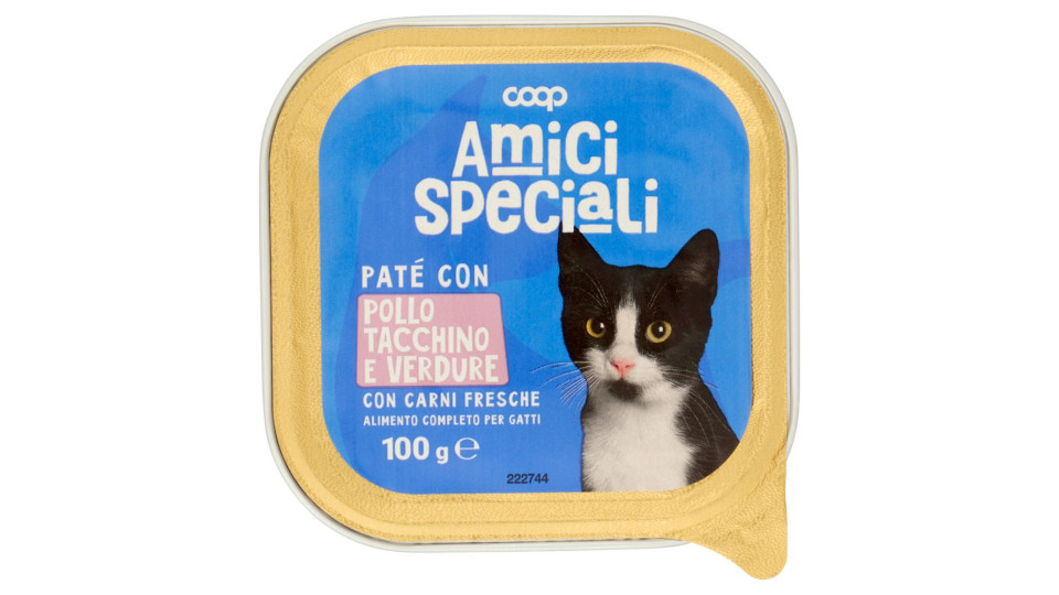 Paté Con Pollo Tacchino E Verdure 100 G