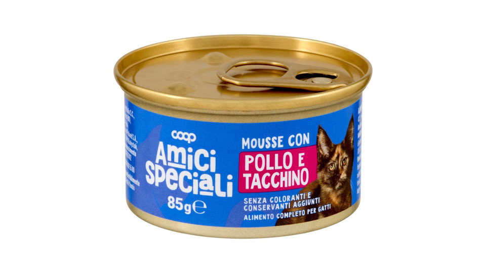 Mousse Con Pollo E Tacchino 85 G