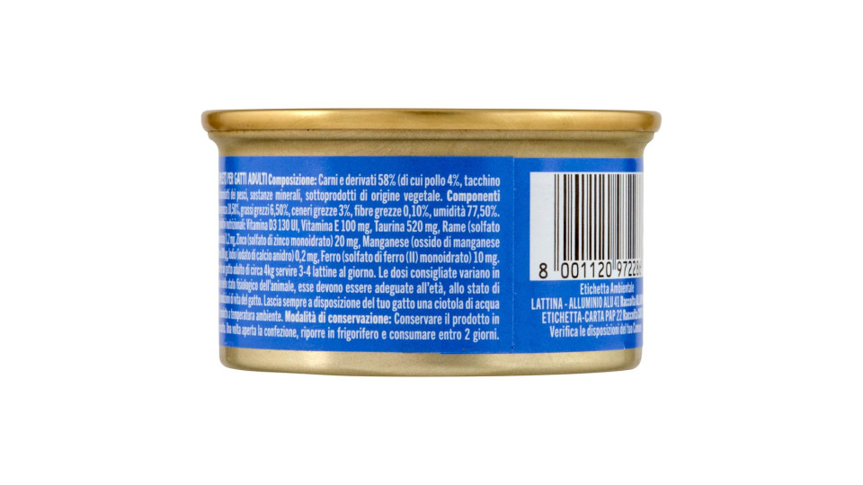 Mousse Con Pollo E Tacchino 85 G