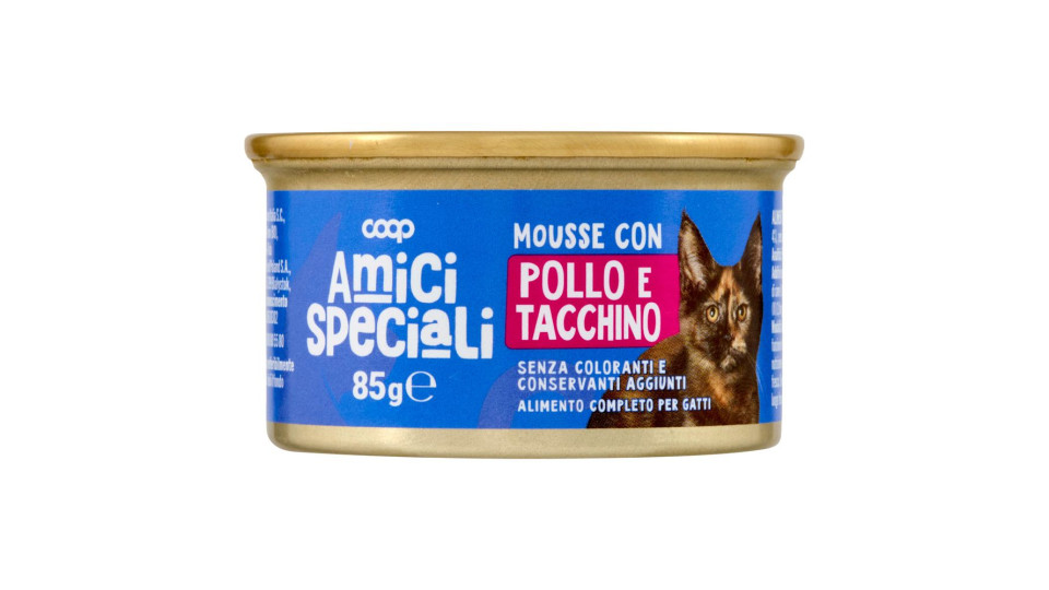 Mousse Con Pollo E Tacchino 85 G
