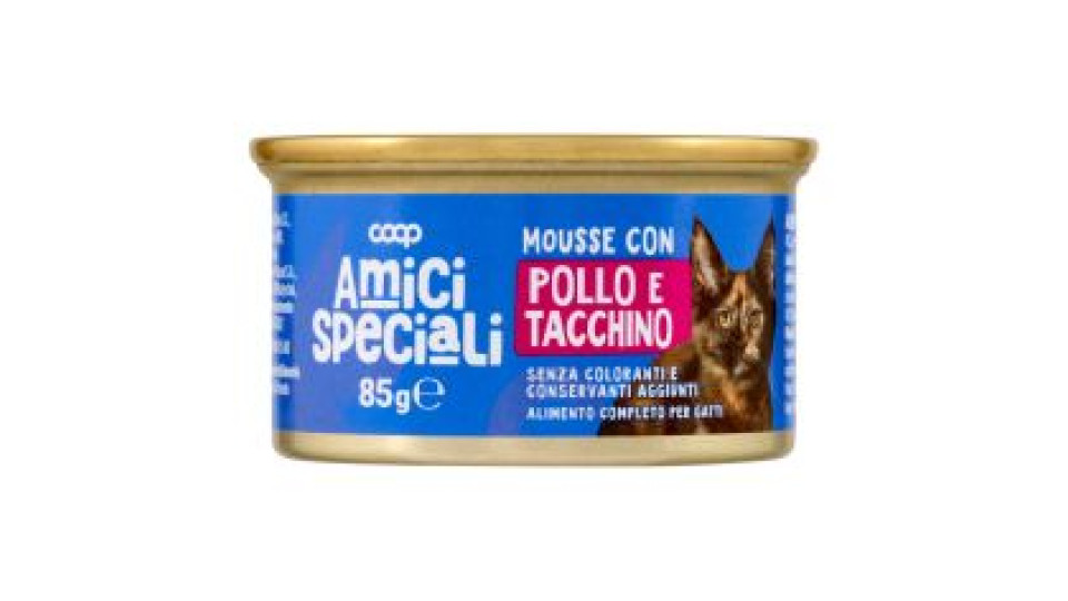 Mousse Con Pollo E Tacchino 85 G