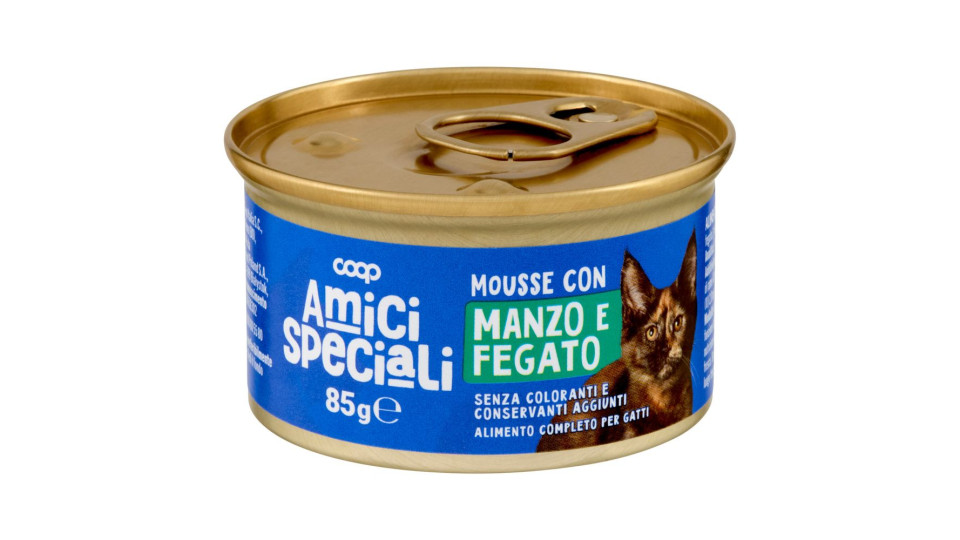 Mousse Con Manzo E Fegato 85 G