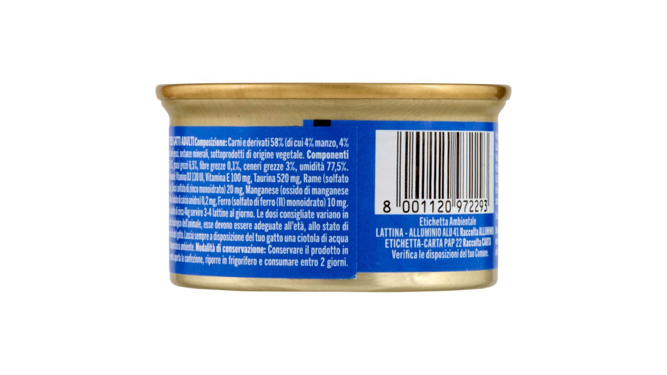 Mousse Con Manzo E Fegato 85 G