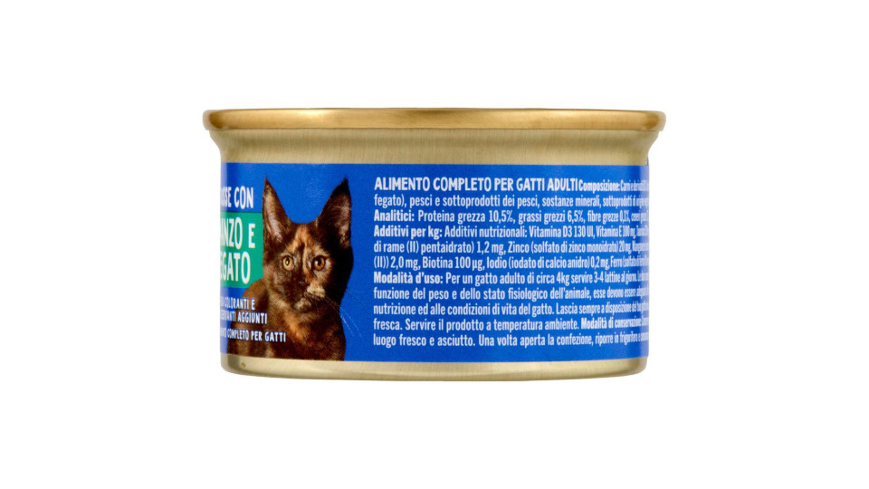 Mousse Con Manzo E Fegato 85 G