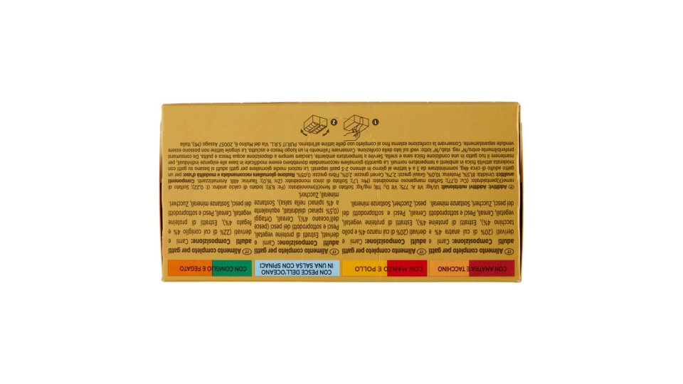 Purina Gourmet Gold Doppio Piacere Anatra & Tacch/manzo & Pollo/pesce Oceano/coniglio & Fegato 8x85g