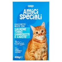 Crocchette Miste Con Salmone Tonno Gamberetti E Carote* 400 G