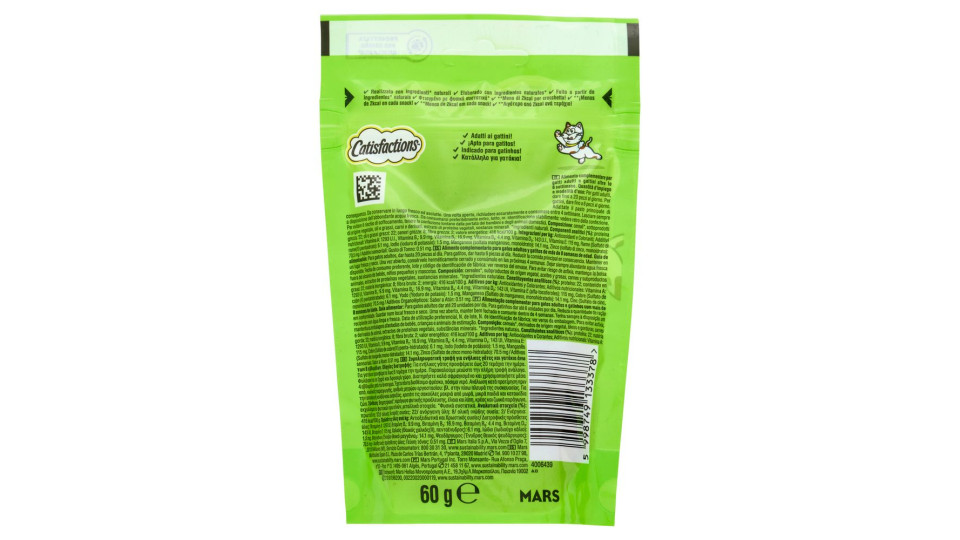 Catisfactions Snack Gatto Tonno 60 G