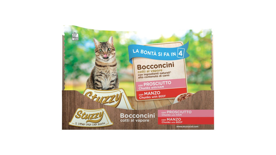 Bocconcini Con Prosciutto Con Manzo Multipack Stuzzy 340 G