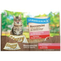 Bocconcini Con Prosciutto Con Manzo Multipack Stuzzy 340 G