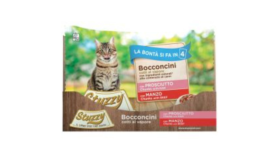 Bocconcini Con Prosciutto Con Manzo Multipack Stuzzy 340 G