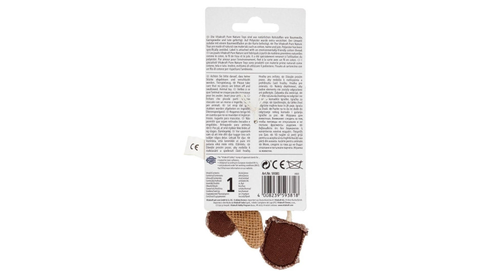 Vitakraft Pure Nature Naturale Topo Catnip 1 Pz