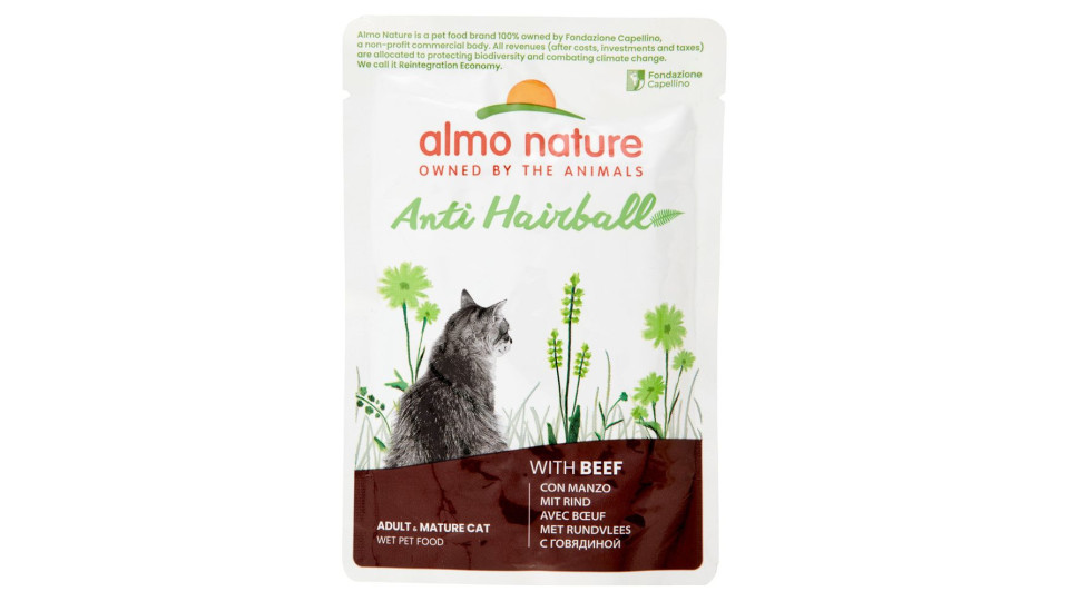 Almo Nature Hfc Adult & Mature Cat Con Manzo 70 G