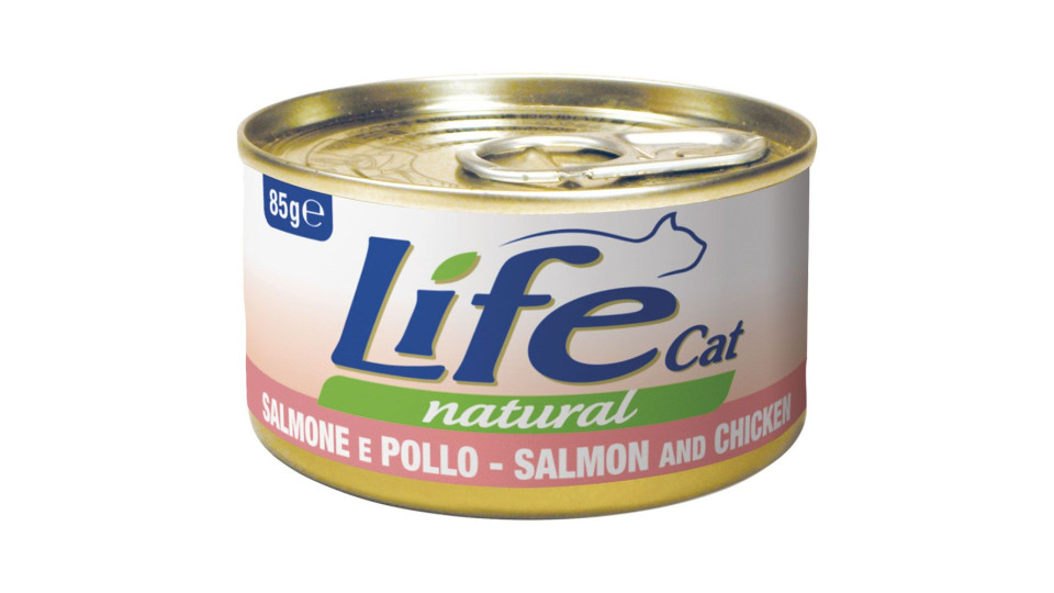 Salmone E Pollo Life Cat Natural 85 G