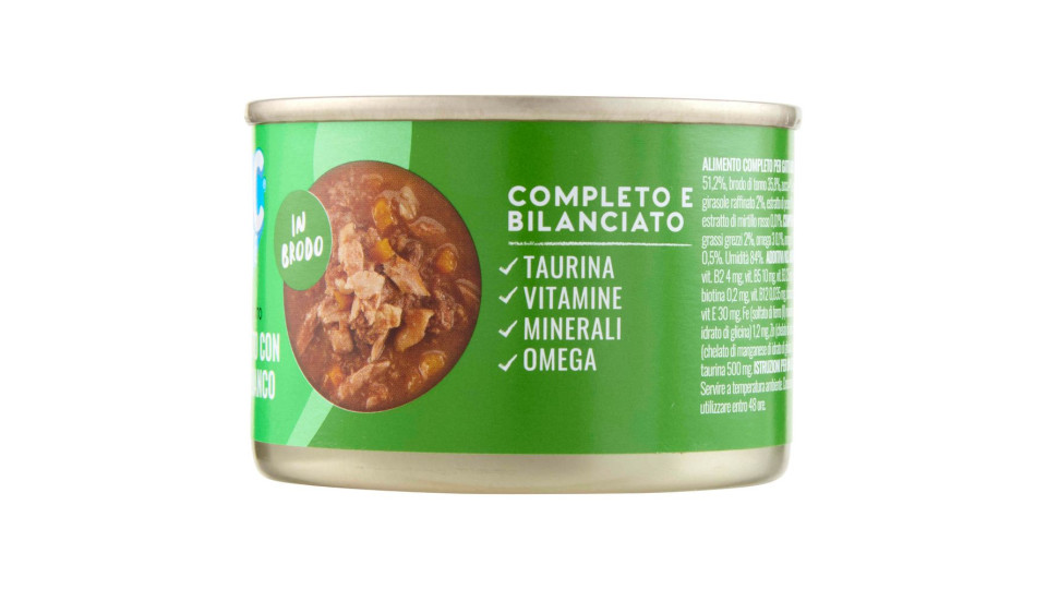 Adoc Complete For Cats Filetti Di Tonnetto Con Zucca E Pesce Bianco In Brodo 155 G