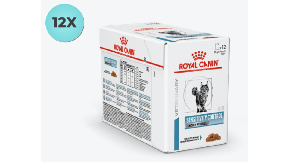 Cat Sensitive Pollo Con Riso 12 X 85 G