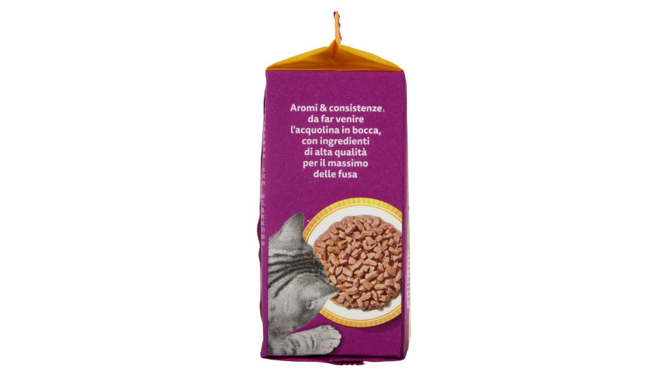 Whiskas Pranzetti Cibo Umido Gatto Con Pollo E Tacchino In Salsa 6x50g