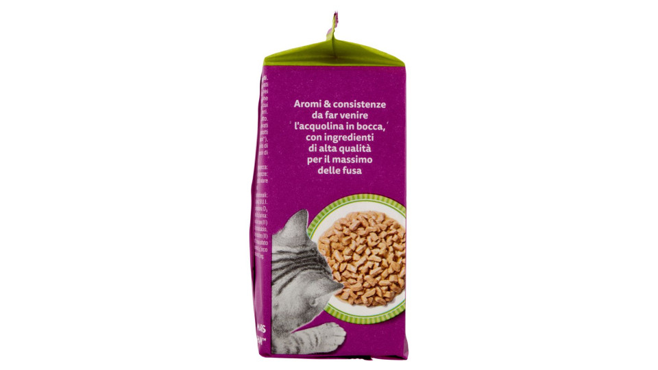 Whiskas Pranzetti Cibo Umido Gatto Con Pollo E Tonno In Salsa 6x50g
