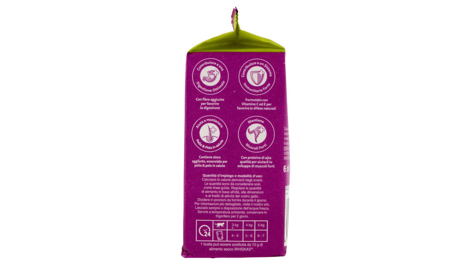 Whiskas Pranzetti Cibo Umido Gatto Con Pollo E Tonno In Salsa 6x50g