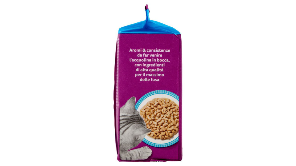 Whiskas Pranzetti Cibo Umido Gatto Con Salmone E Tonno In Salsa 6x50g