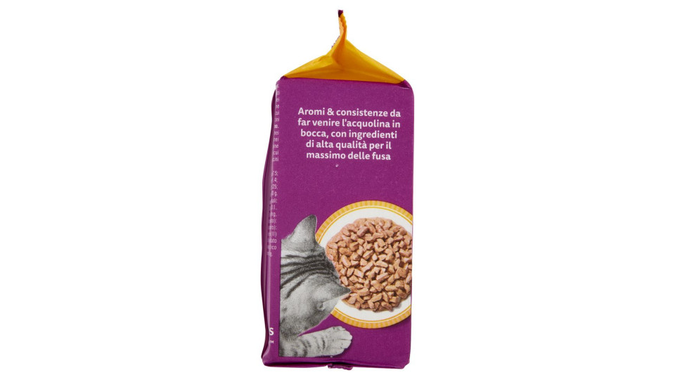 Whiskas Pranzetti Senior Cibo Umido Gatto Con Pollo E Tacchino In Salsa 6x50g