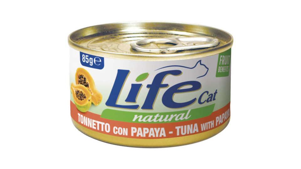 Tonnetto Con Papaya Life Cat Natural 85 G