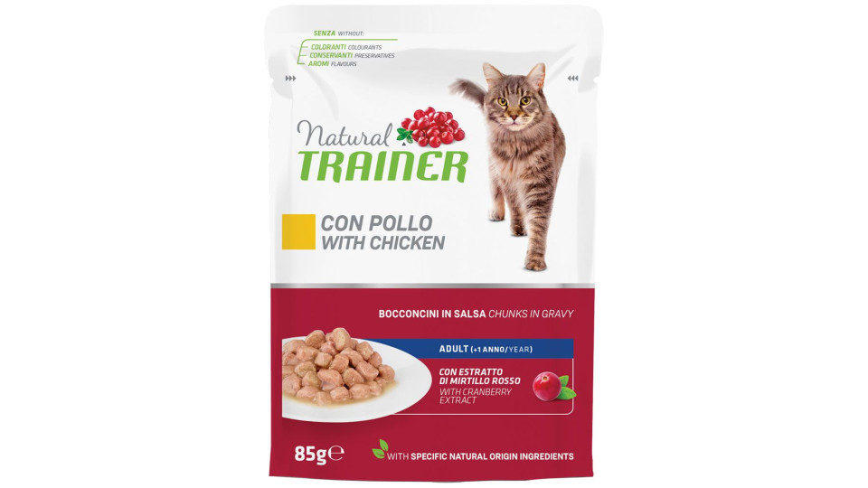 Natural Trainer, Bocconcini In Salsa Con Pollo, 85 G.