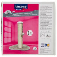 Vitakraft Home Tiragraffi Colonna E Cuore Con Pallina 38 Cm