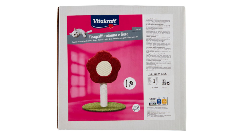 Vitakraft Home Tiragraffi Colonna E Fiore 45 Cm