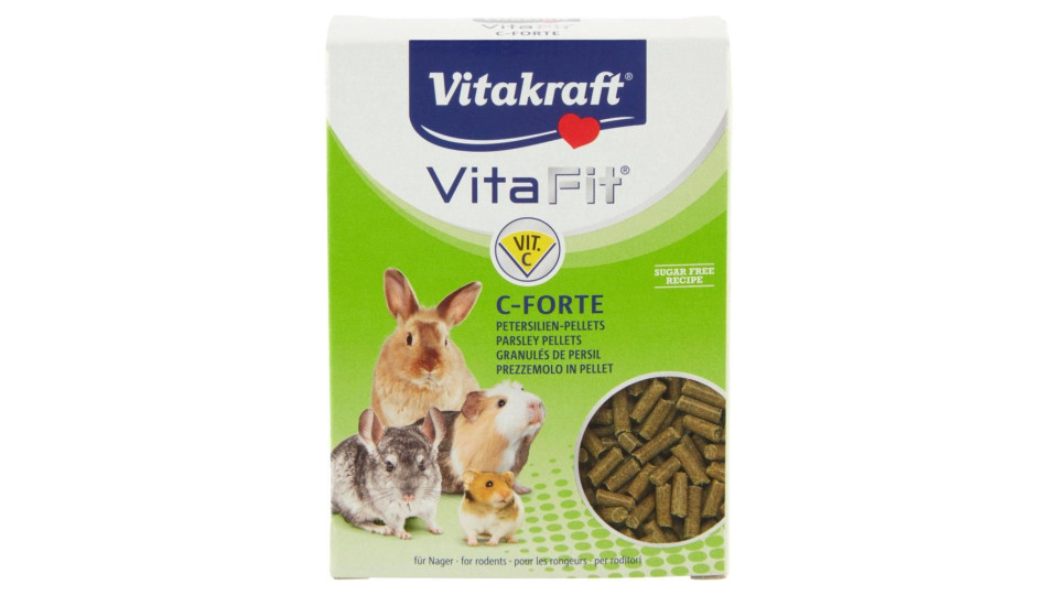 Vitakraft Vita Fit C-forte Prezzemolo In Pellet Per Roditori 100 G