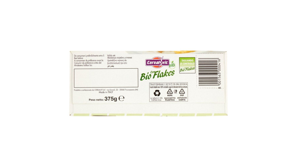 Cerealvit Bio Corn Flakes 375 G