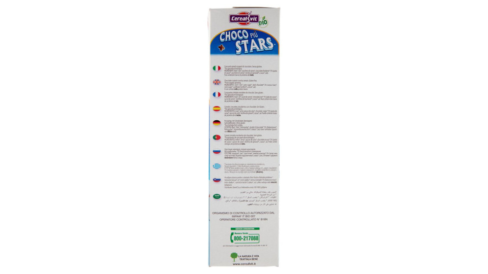 Cerealvit Bio Choco Più Stars 375 G