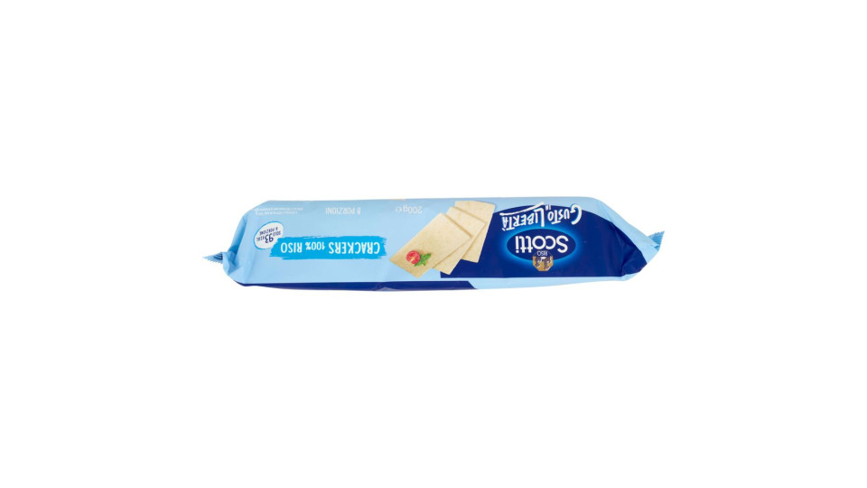 Riso Scotti Snack Crackers 100% Riso 200 G