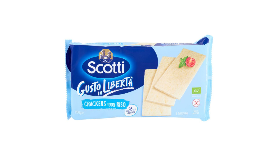 Riso Scotti Snack Crackers 100% Riso 200 G