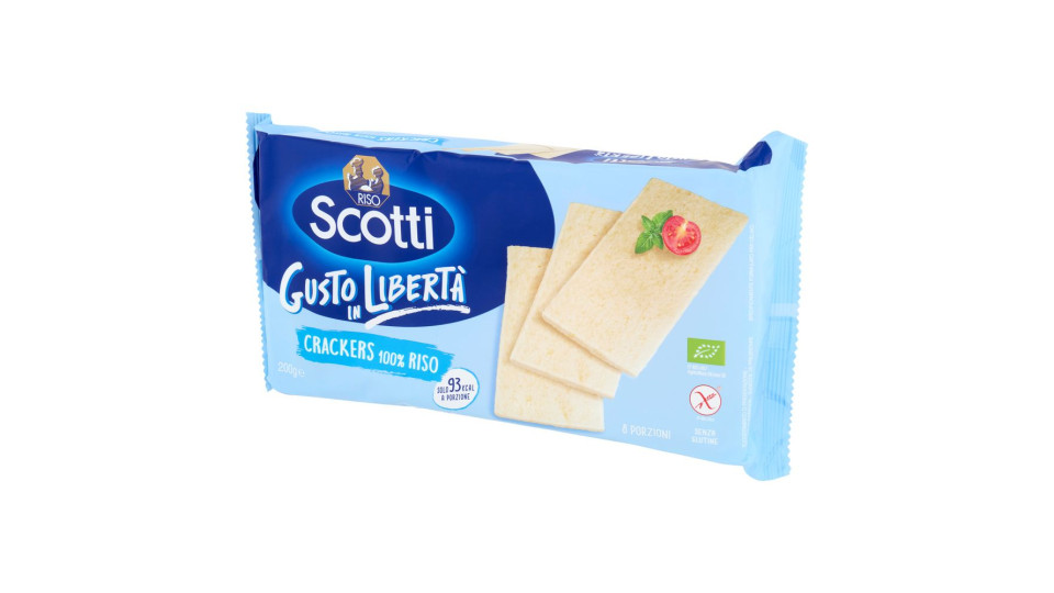 Riso Scotti Snack Crackers 100% Riso 200 G