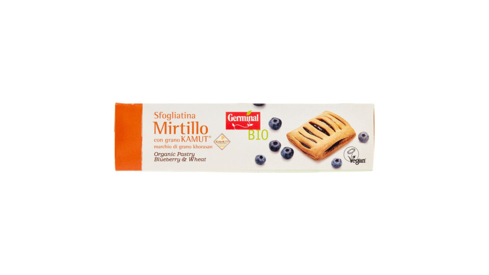 Germinal Bio Sfogliatina Mirtillo Con Grano Kamut 4 X 50 G